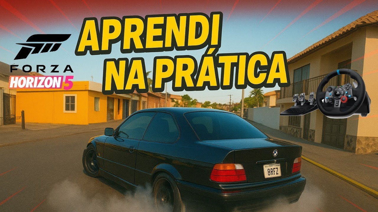 TUDO Que Aprendi Sobre DRIFT com G29 No Forza Horizon 5!