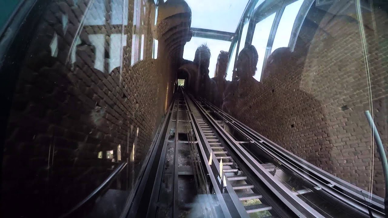 Le tréport montée en funiculaire -