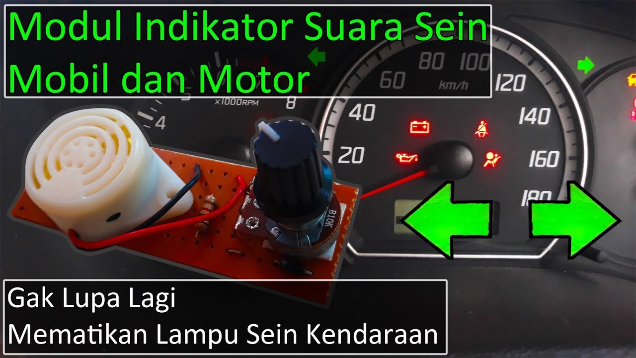 Modul Indikator Suara  Sein Mobil dan Motor