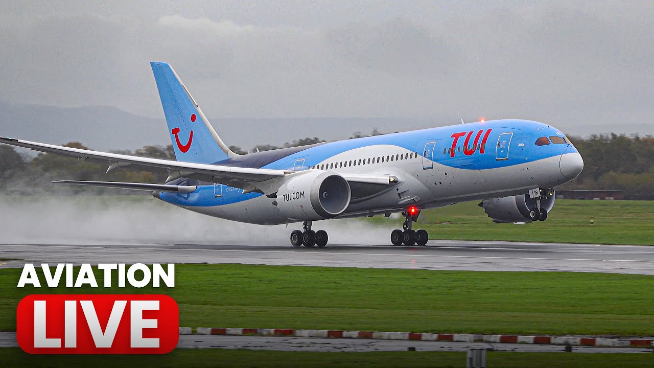 🔴 Manchester Airport LIVE ✈️