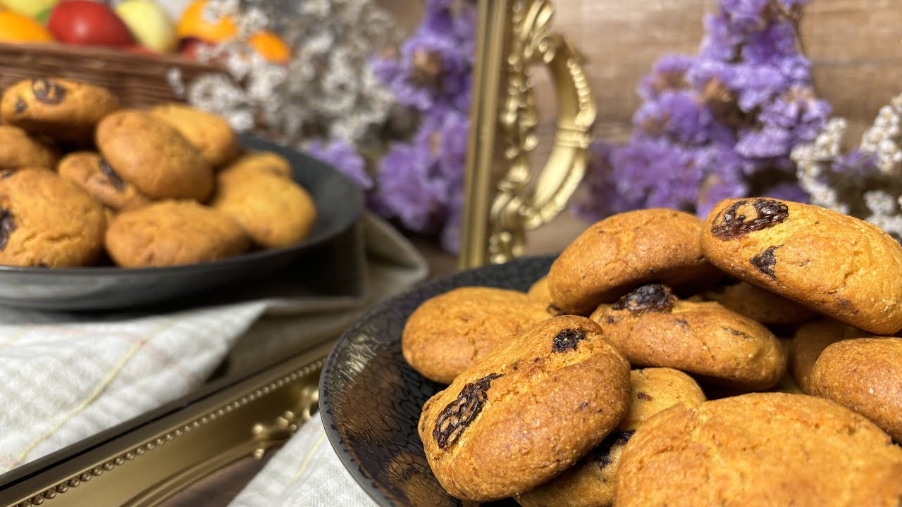Cum să Faci Biscuiți Delicioși cu Făină de Porumb și Stafide în Doar 20 de Minute!