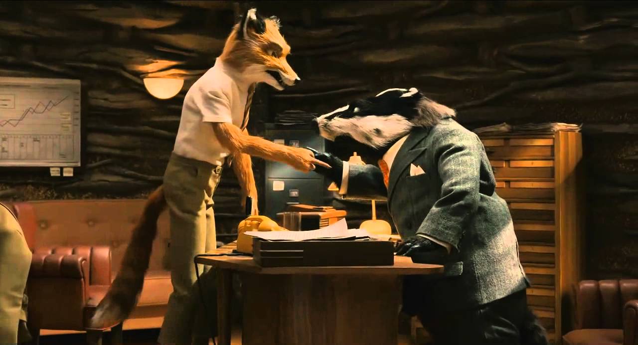 Fantastic Mr Fox - Mr Fox and Badger