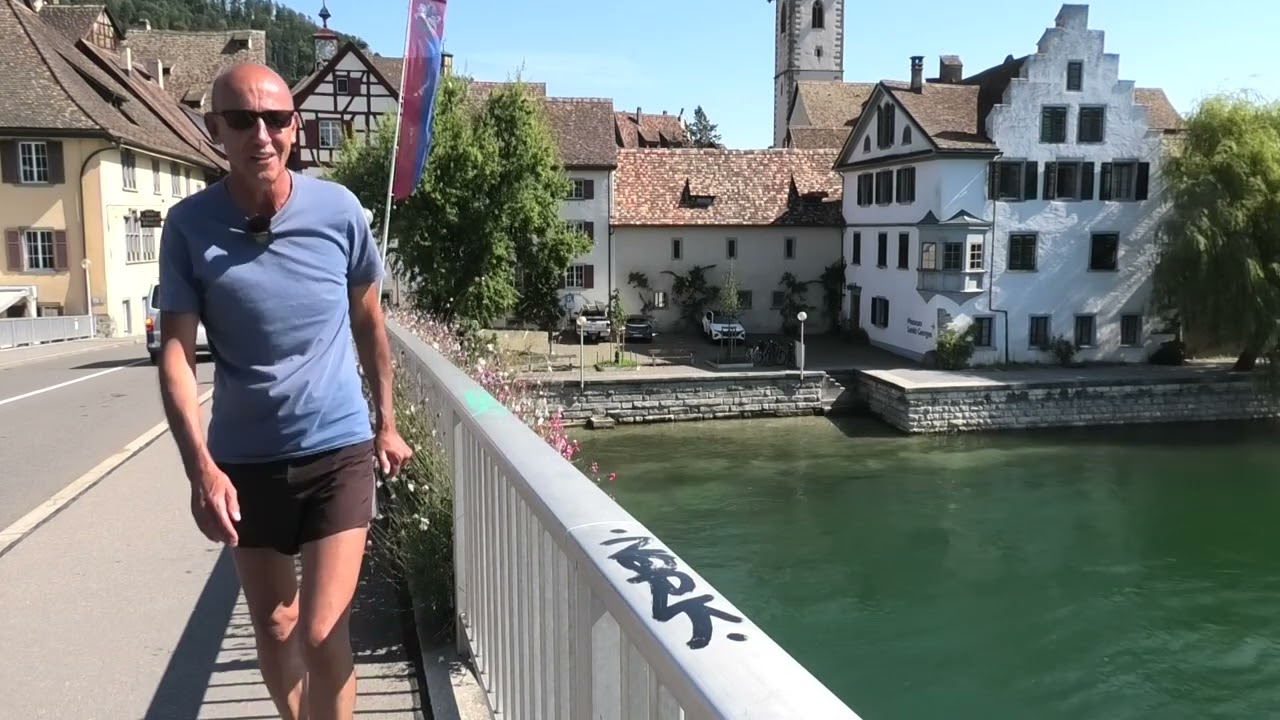 EL DESTINO DEL DANUBIO: El Rin en STEIN AM RHEIN y la conexión con el Mar del Norte ( 0045 ) 🇨🇭🌍