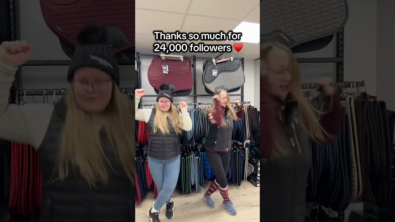 We hit 24k on TikTok! #equestrian #equestrianfashion #tackshop #horse