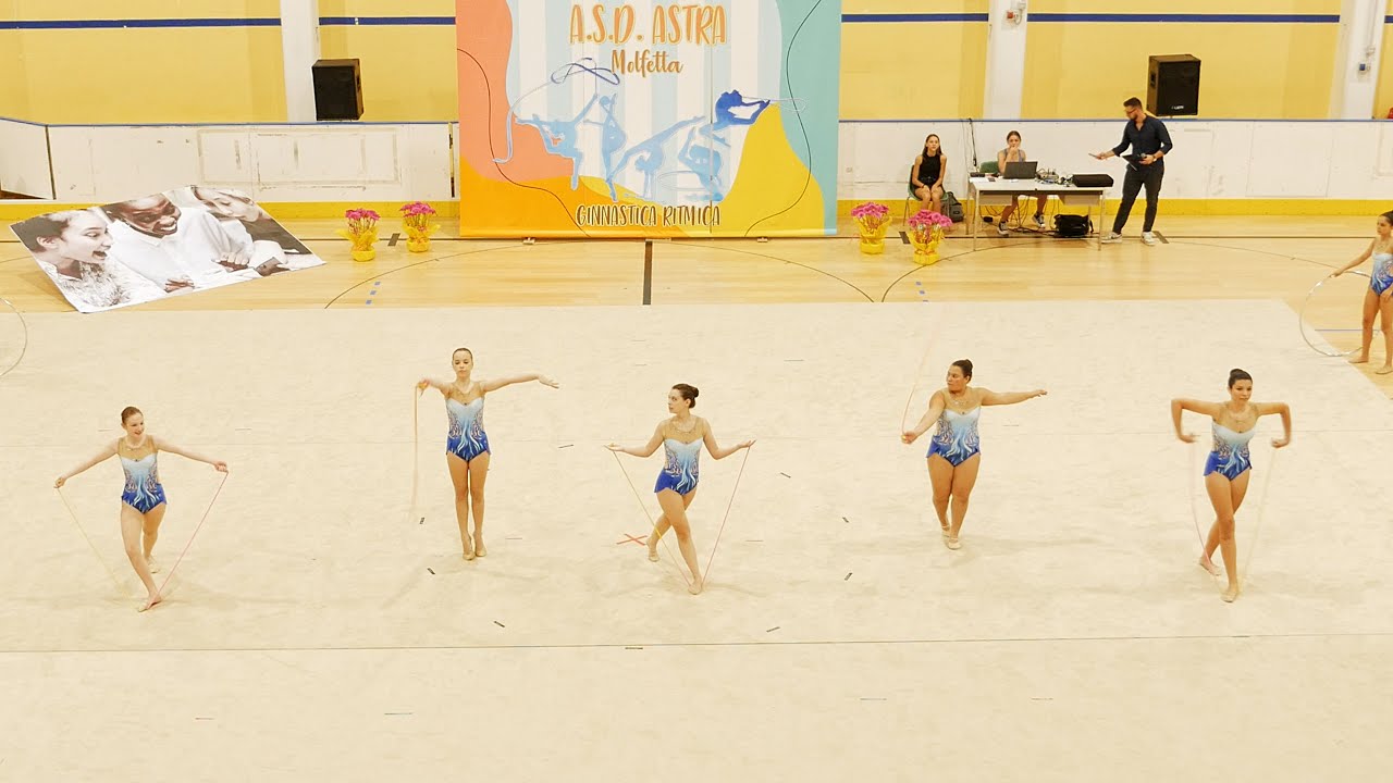 Saggio di Ginnastica ritmica al Palafiorentini di Molfetta 2022