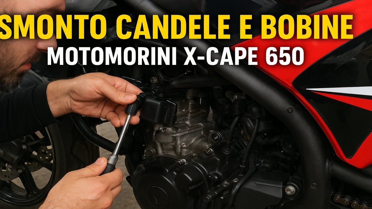 SMONTAGGIO E MONTAGGIO BOBINE E CANDELE - MotoMorini X-CAPE 650 -DsGarage KIT ❗