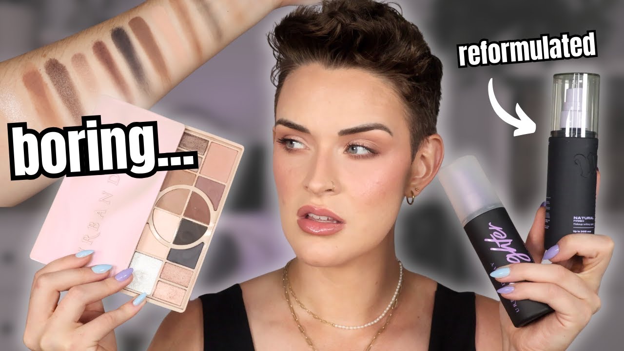 What is Urban Decay Doing?! | Naked Shaped Palette + NEW All Nighter Spray Wear Test