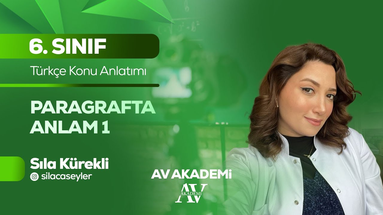 Av Yayınları | 6. Sınıf T&uuml;rk&ccedil;e Konu Anlatımı | Paragrafta Anlam 1