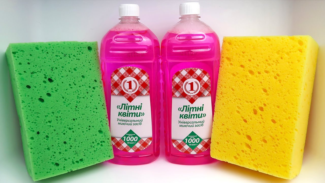 ASMR Sponge Squeezing 🍀 Satisfying Pink Suds 🌸 New Sponges 💛 First Squeezes