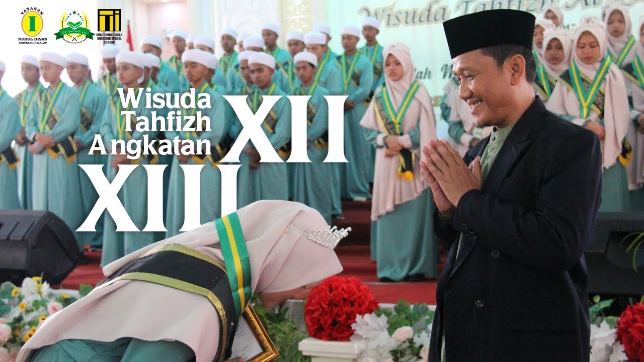 Wisuda Tahfizh 30 Juz Pesantren Nurul Ihsan Angkatan 12 & 13 tahun 2023, 6 bulan hafal Al Qur'an