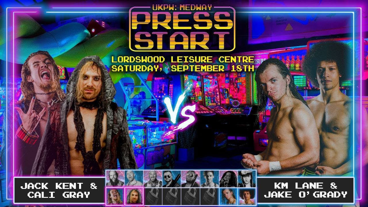 Cali Gray & Jack Kent vs KM Lane & Jake O'Grady UKPW PRESS START MV