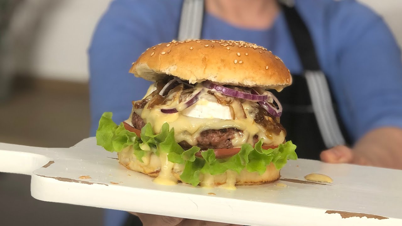 Hamburguesa casera a mi gusto 😍
