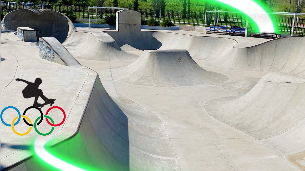 PATINANDO el SKATEPARK &ldquo;OL&Iacute;MPICO&rdquo; de M&Aacute;LAGA 🤯| Rub&eacute;n Alc&aacute;ntara📍