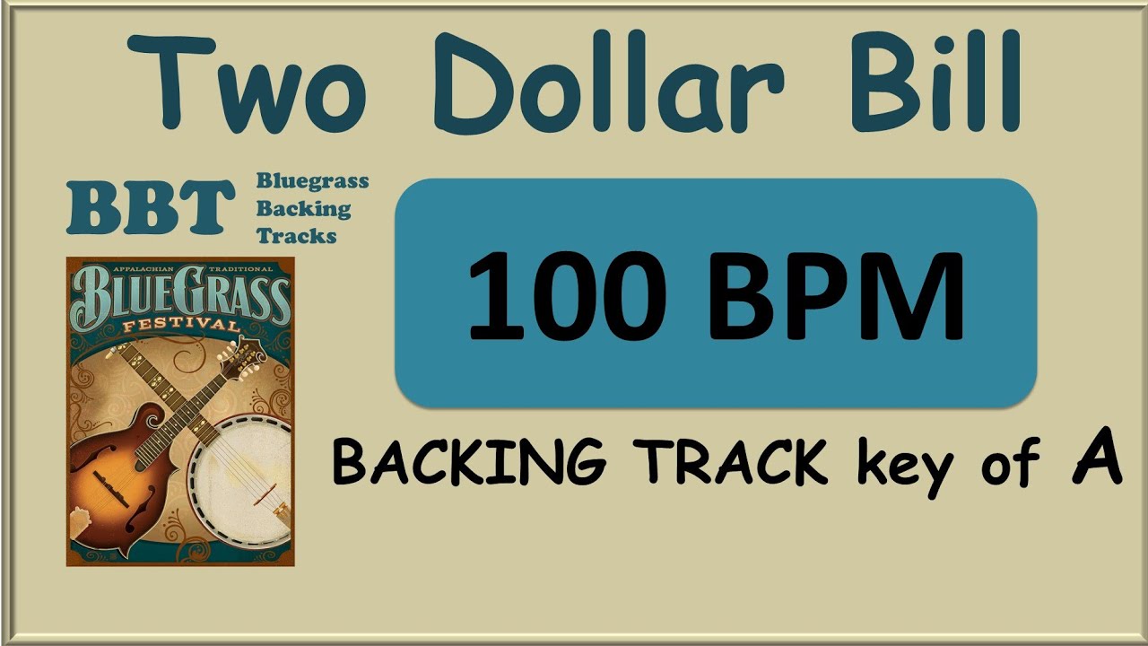 Long Journey Home (Two Dollar Bill) 100 bpm bluegrass backing track