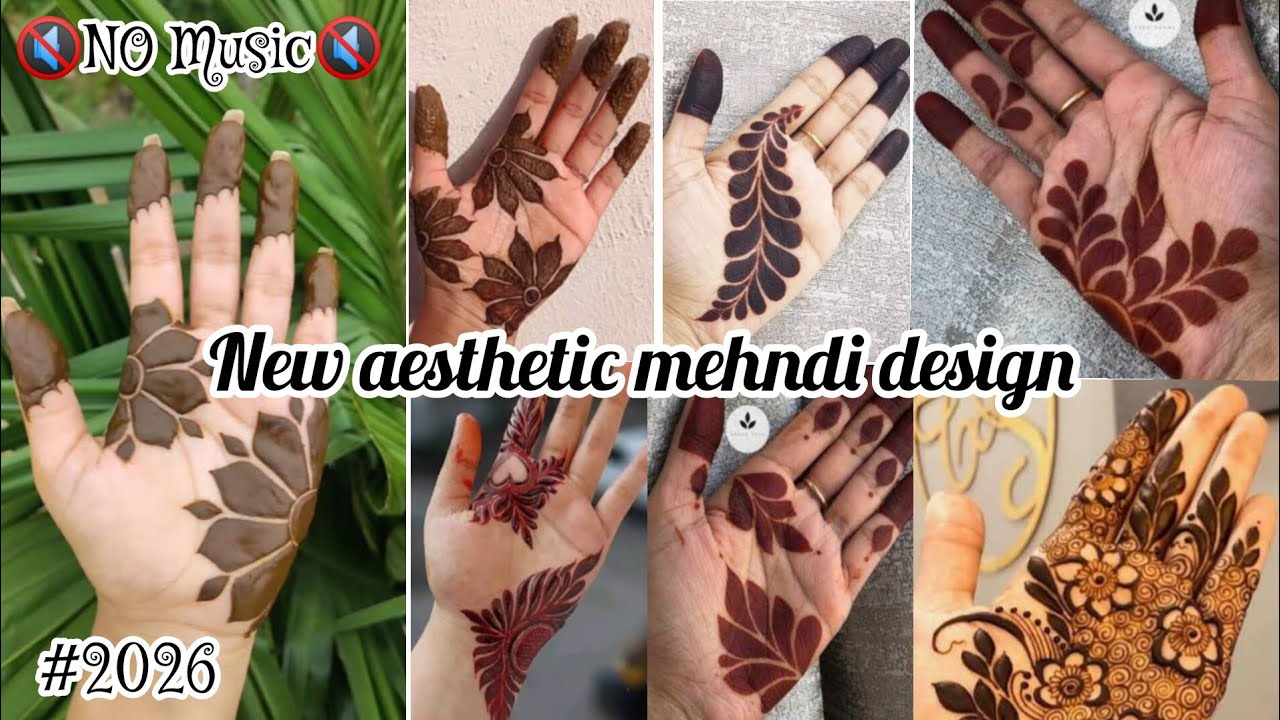 New beautiful henna designs || New aesthetic mehndi designs