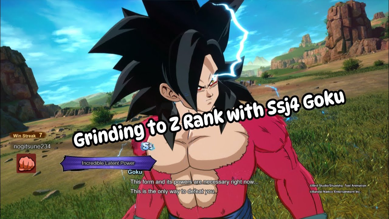 Ssj4 Goku Road to Z Rank Part 3 - Dragon ball sparking zero