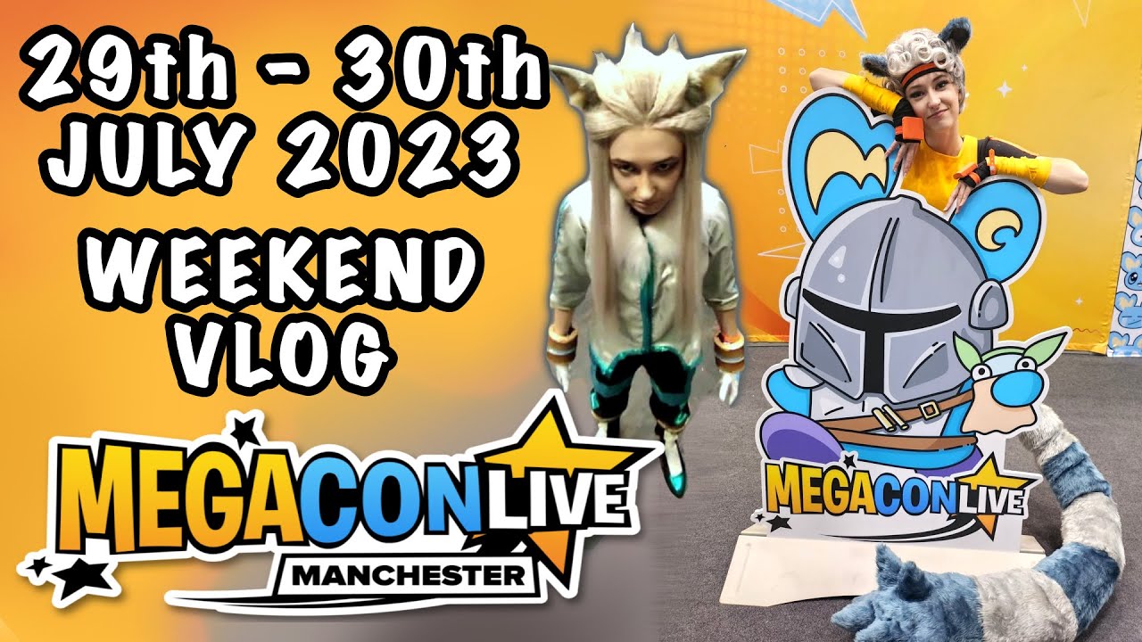 MegaconLive Manchester WEEKEND VLOG (July 2023)