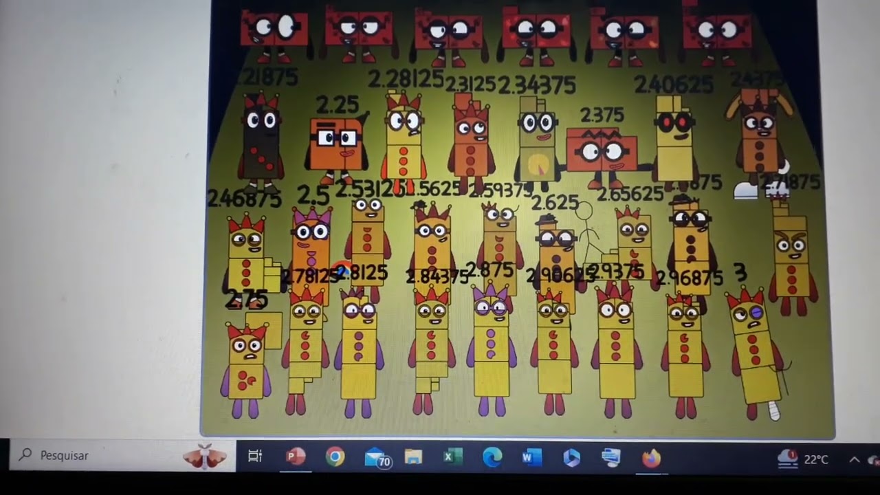 numberblocks band thirty-seconds 2.03125-3