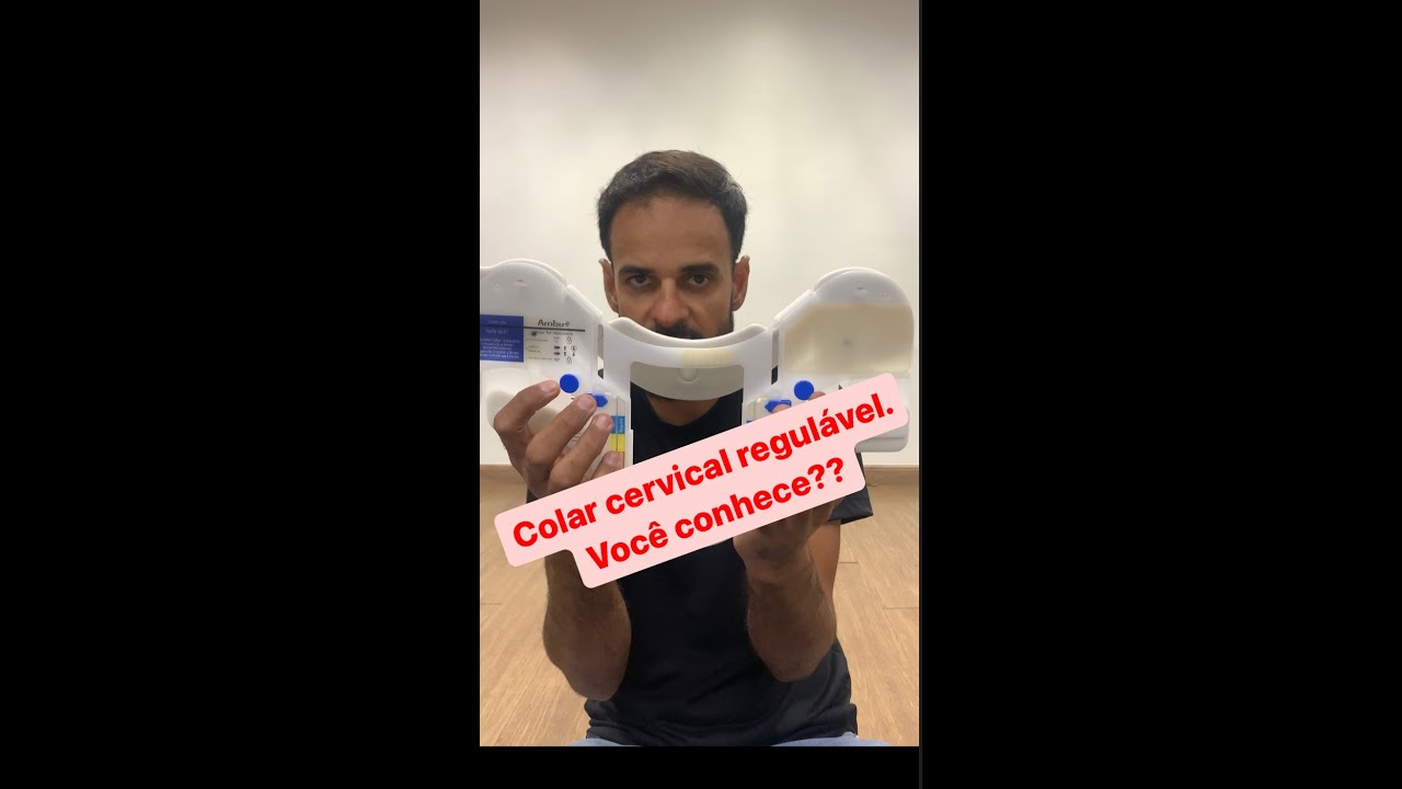 Colar cervical regulável Ambu Perfit ACE. Você conhece?? ⛑️