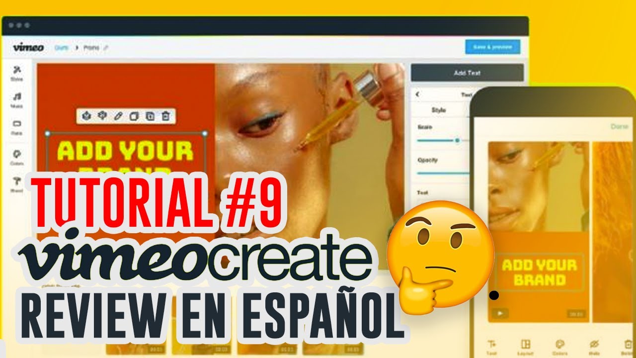 VIMEO CREATE - TUTORIAL EN ESPAÑOL - REVIEW @ DE CERO A NINJA