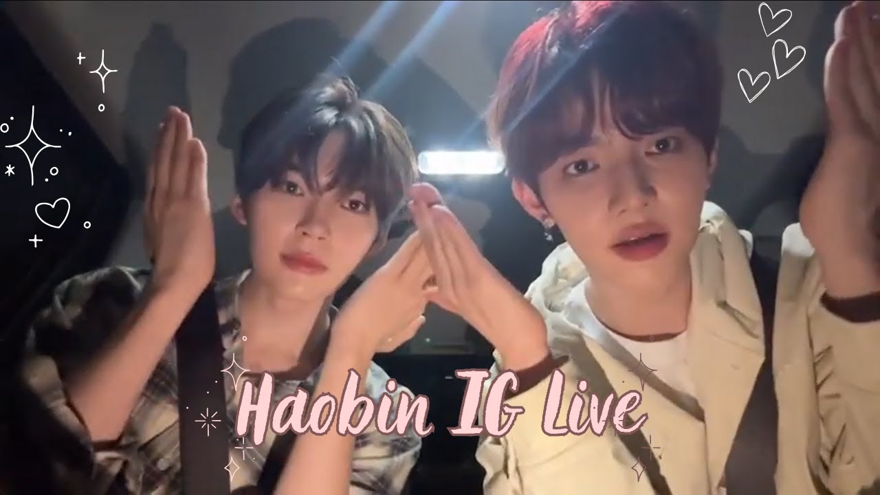 (ENG SUB FULL) 250821 zb1 Haobin IG Live | Zerobaseone Sung Hanbin & Zhang Hao