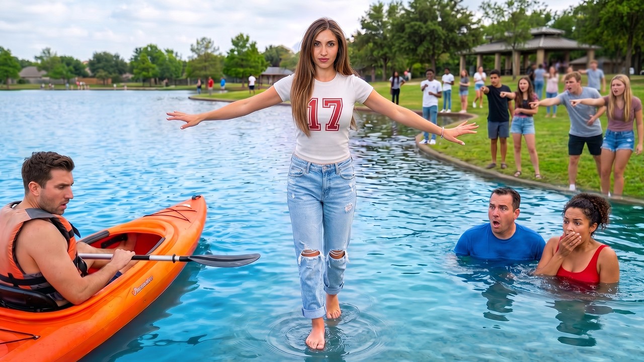 Walking on Water Prank with my Family!