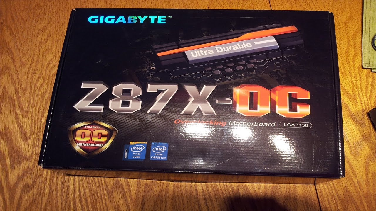 Gigabyte GA-Z87X-OC Unboxing