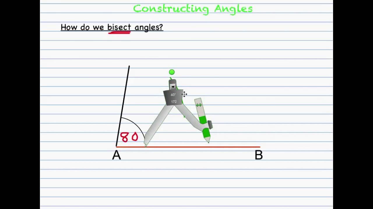 How to Construct 30, 45, 60, 90, and 120 degrees