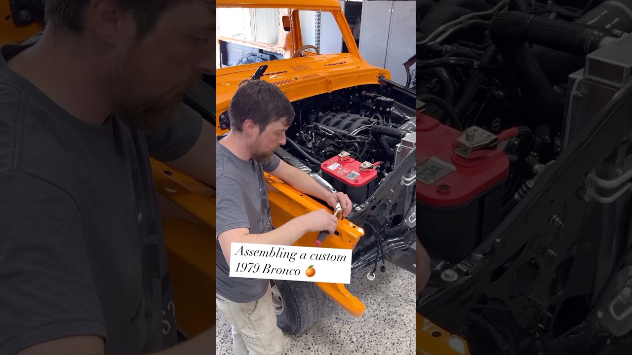 Watch as Ben pieces together this 1 of 1 #classicbronco 👍