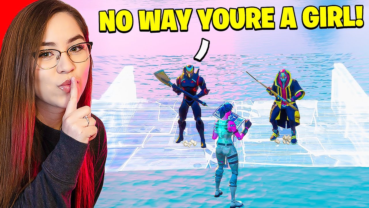 I Pretended to be a Girl While Editing Fast in Fortnite...
