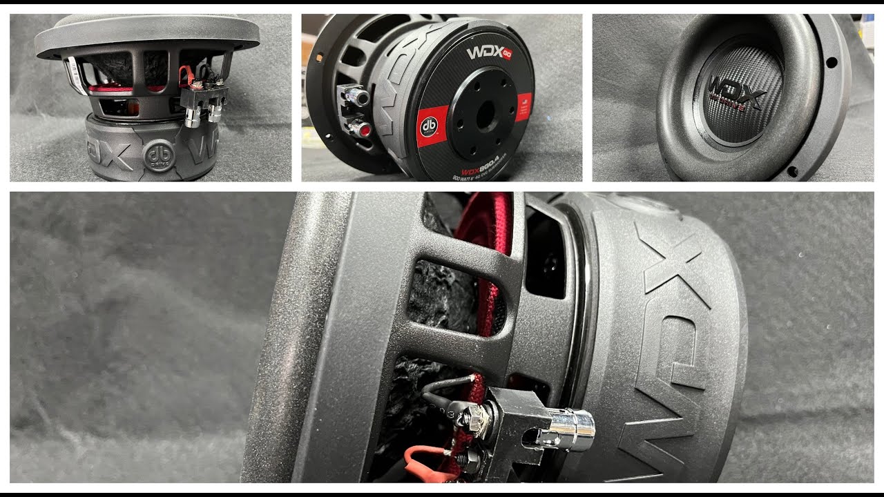 Subwoofer DB Drive modelo WDX8G0.4 de 8 Pulgadas.