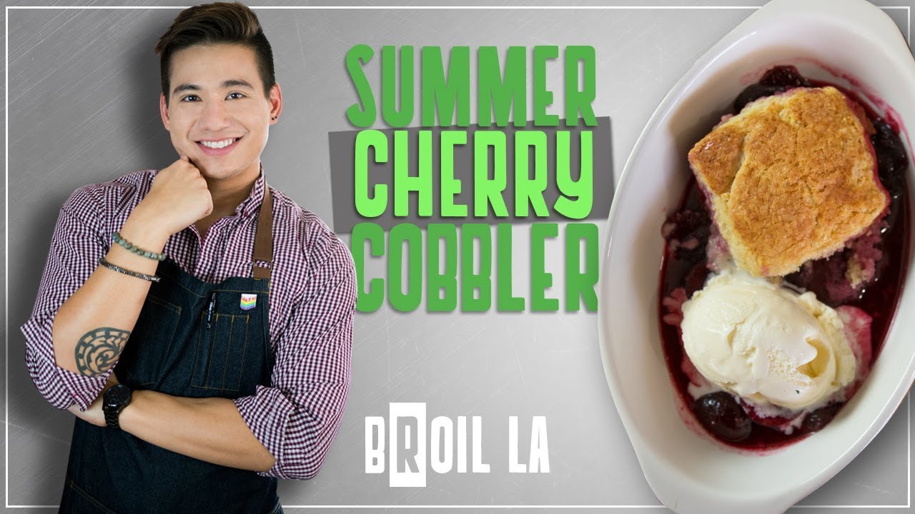 Summer Cherry Cobbler