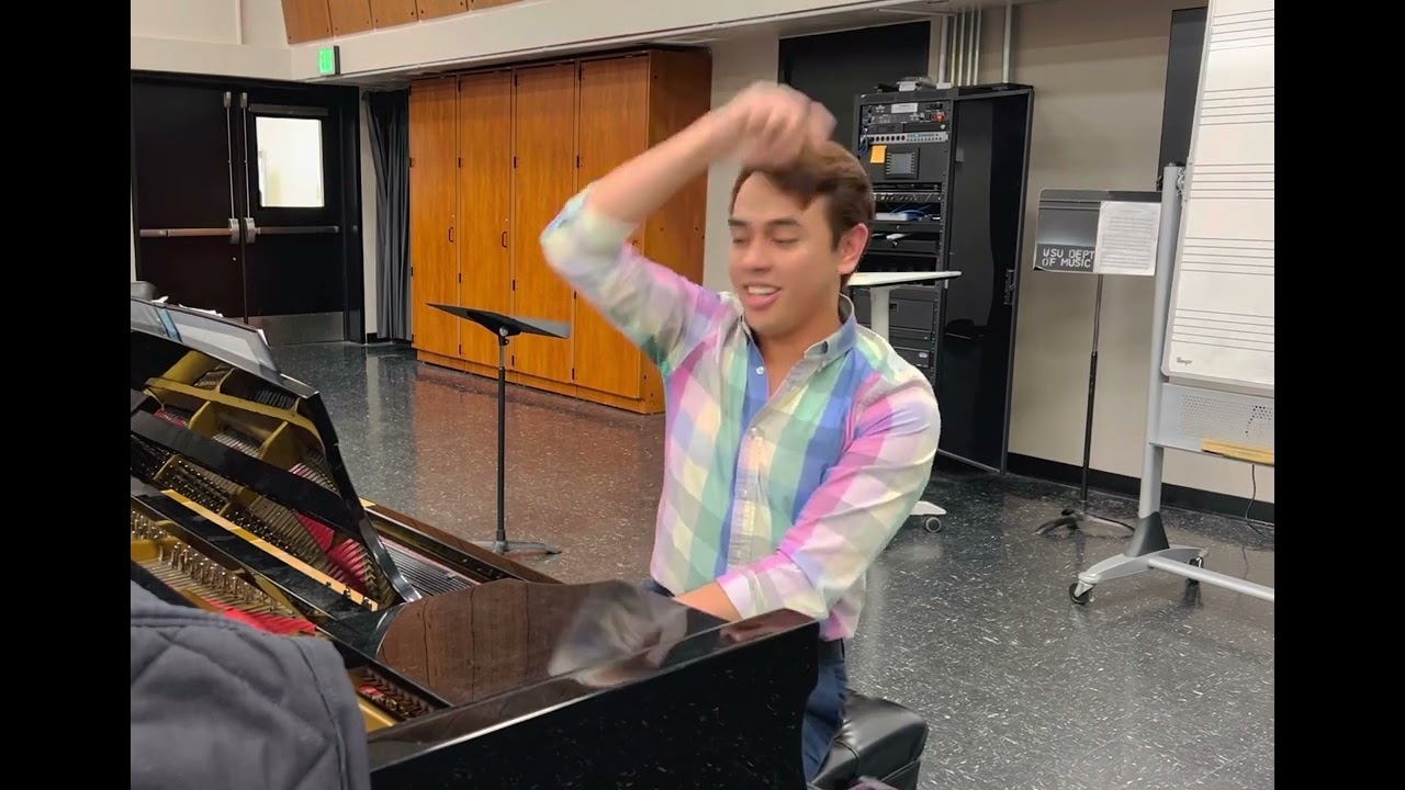 University Chorale Rehearsal Video “Beata Virgo” by Lawrence Laureano