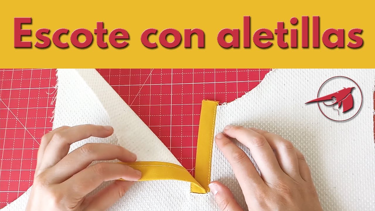 Cómo coser un escote con aletillas