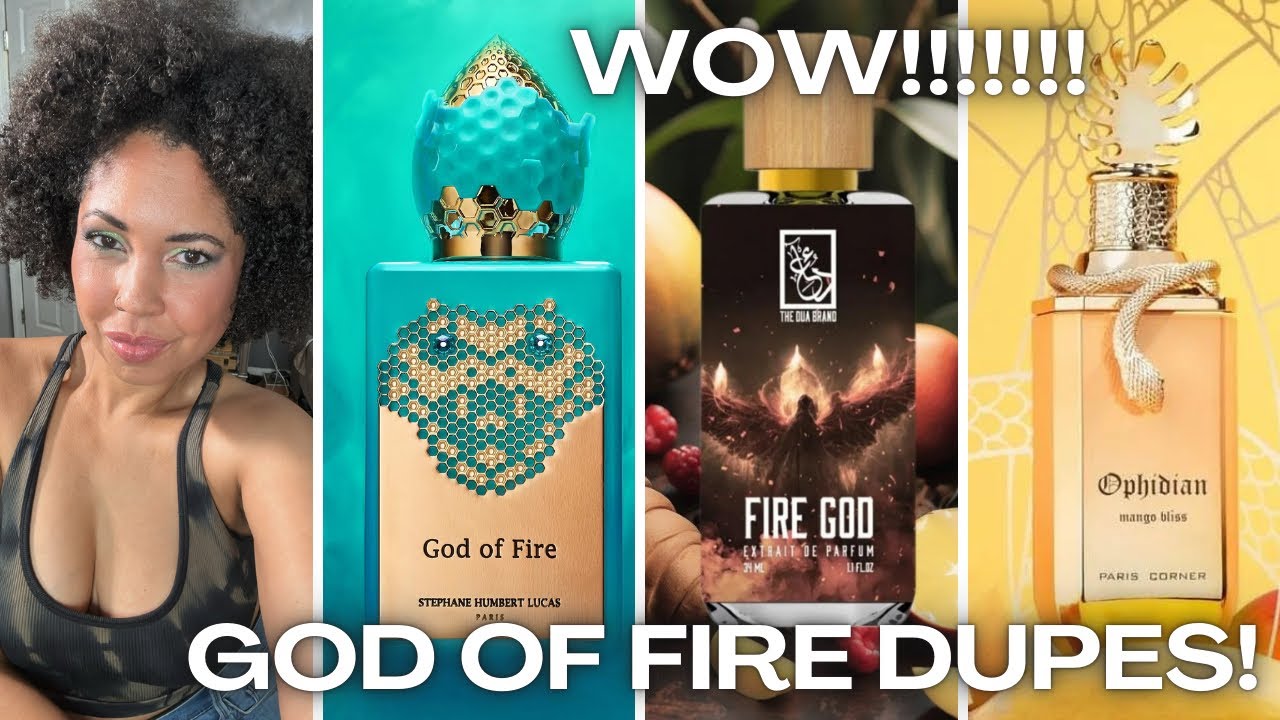DUPE ALERT! God of Fire Perfume! WOW!!!!! DUA, PARIS CORNER!