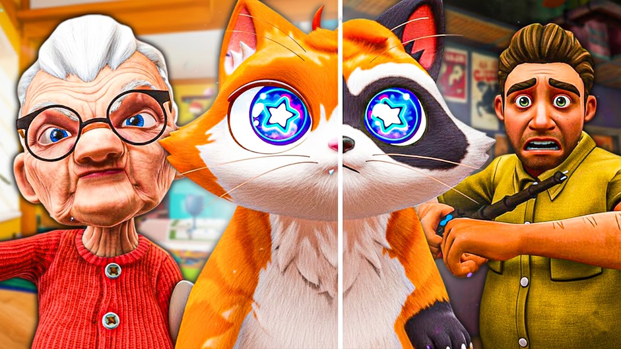 КОТ СТАЛ ЕНОТОМ И РАЗГРОМИЛ КАФЕ 🐈 в Wreckin Raccoon VR