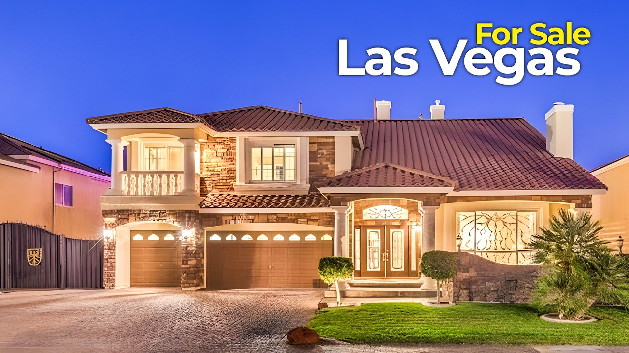 Las Vegas Mini Mansion for Sale | Theater Man Cave | Resort Backyard Oasis | Rv Parking | Guard Gate