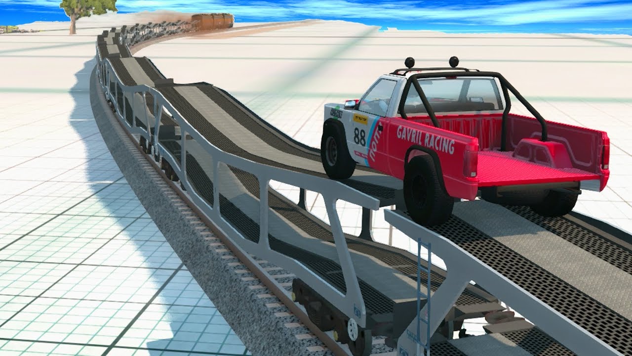Longest Train in BeamNG ever - BeamNG Drive | Crash Therapy