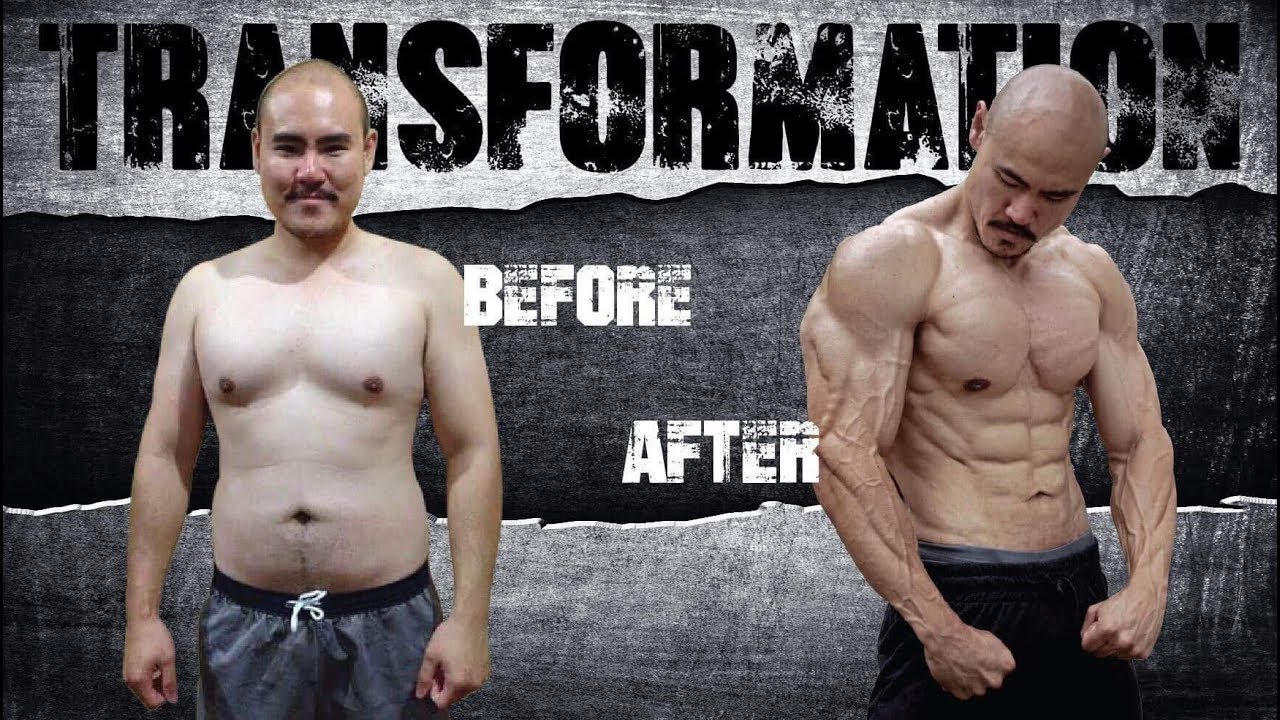 4 years transformation!! How to become 10kcalmuscleman