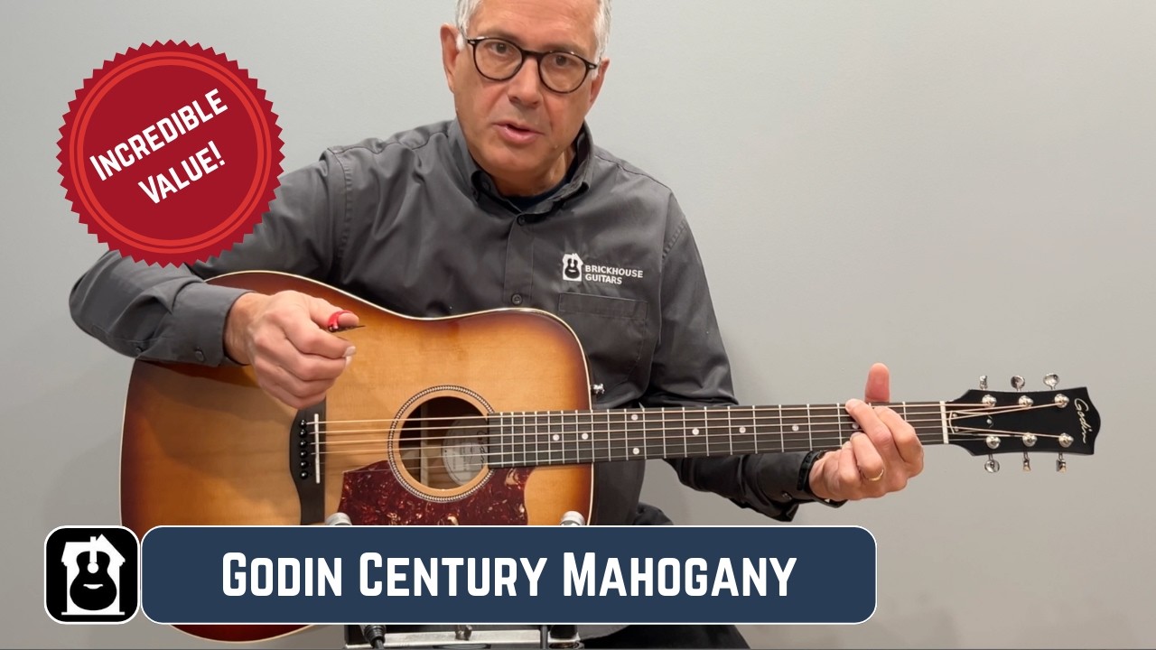 Godin Century Mahogany Cognac Burst Review by Roger Schmidt