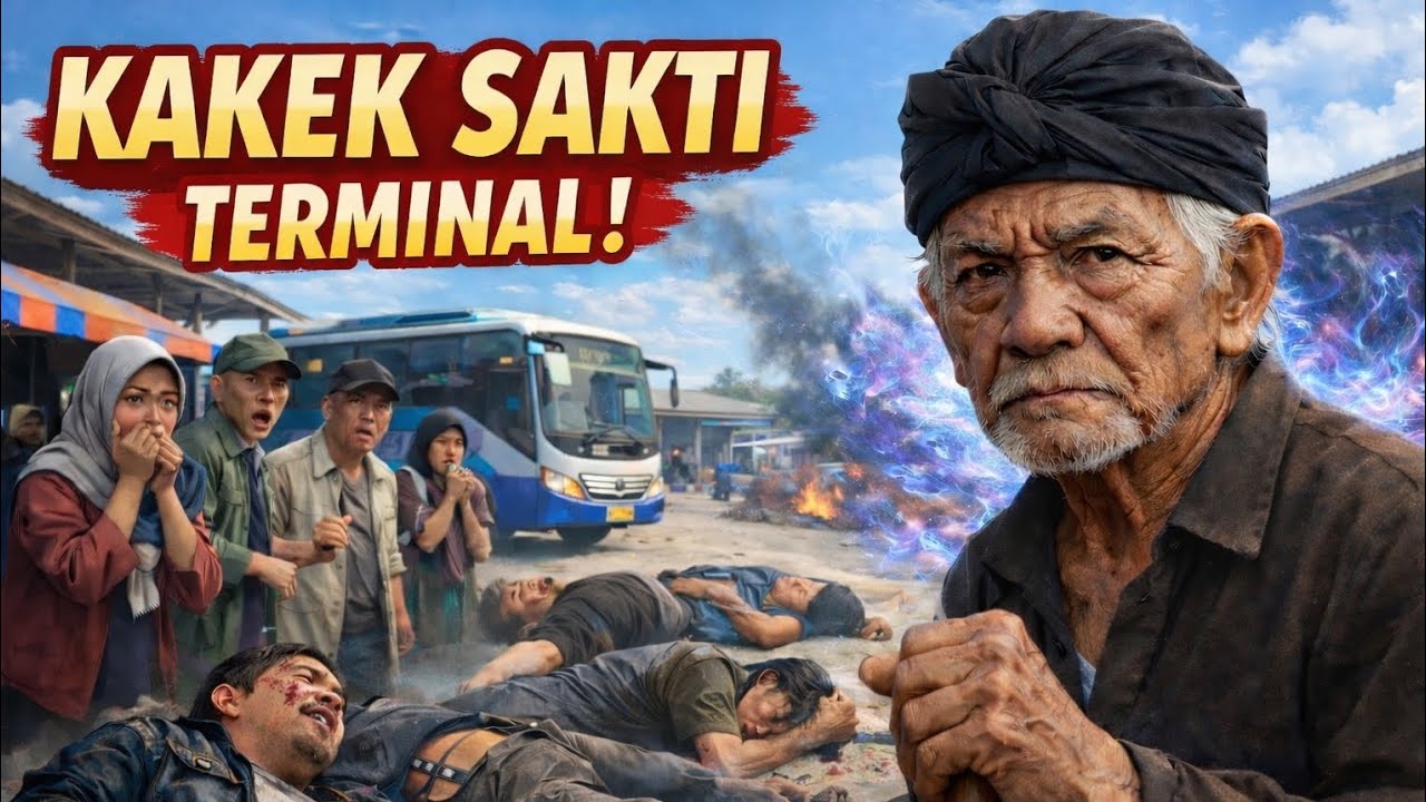 Tak disangka kakek pendiam pewaris ilmu Calonarang, preman terminal Yang Menantang tumbang seketika