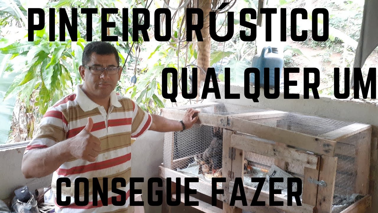 COMO FAZER UM PINTEIRO RÚSTICO COM PALETE