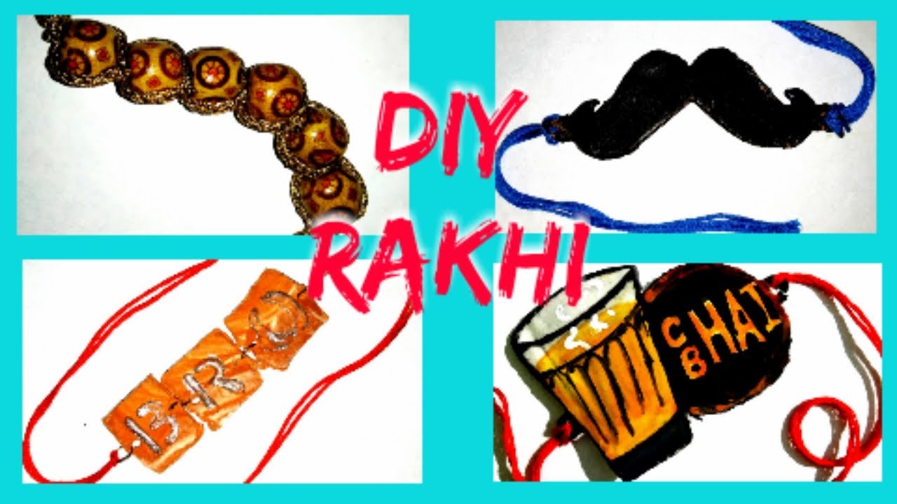 DIY RAKHI_ Don't buy Chinese, Make your Own#4_WAYS TO MAKE RAKHI AT HOME