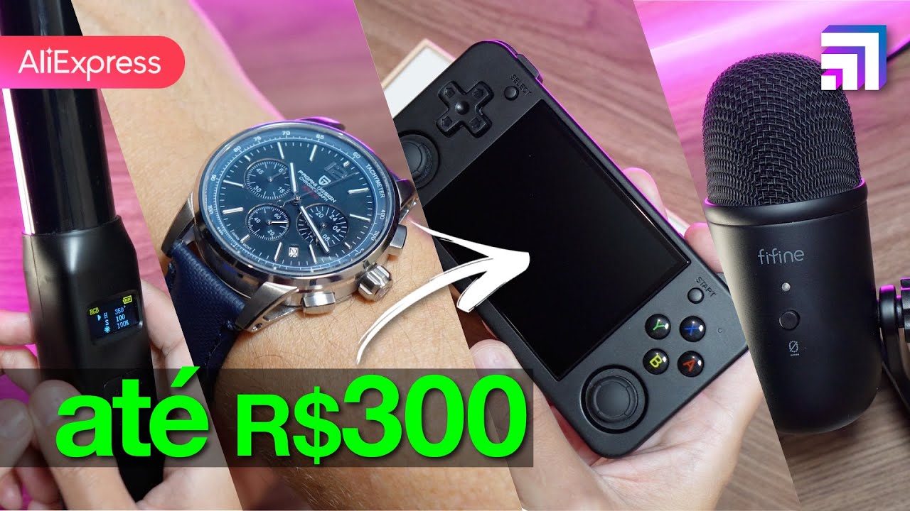 5 produtos incríveis com Desconto no AliExpress! Relógio Pagani, Console Anbernic e Mais
