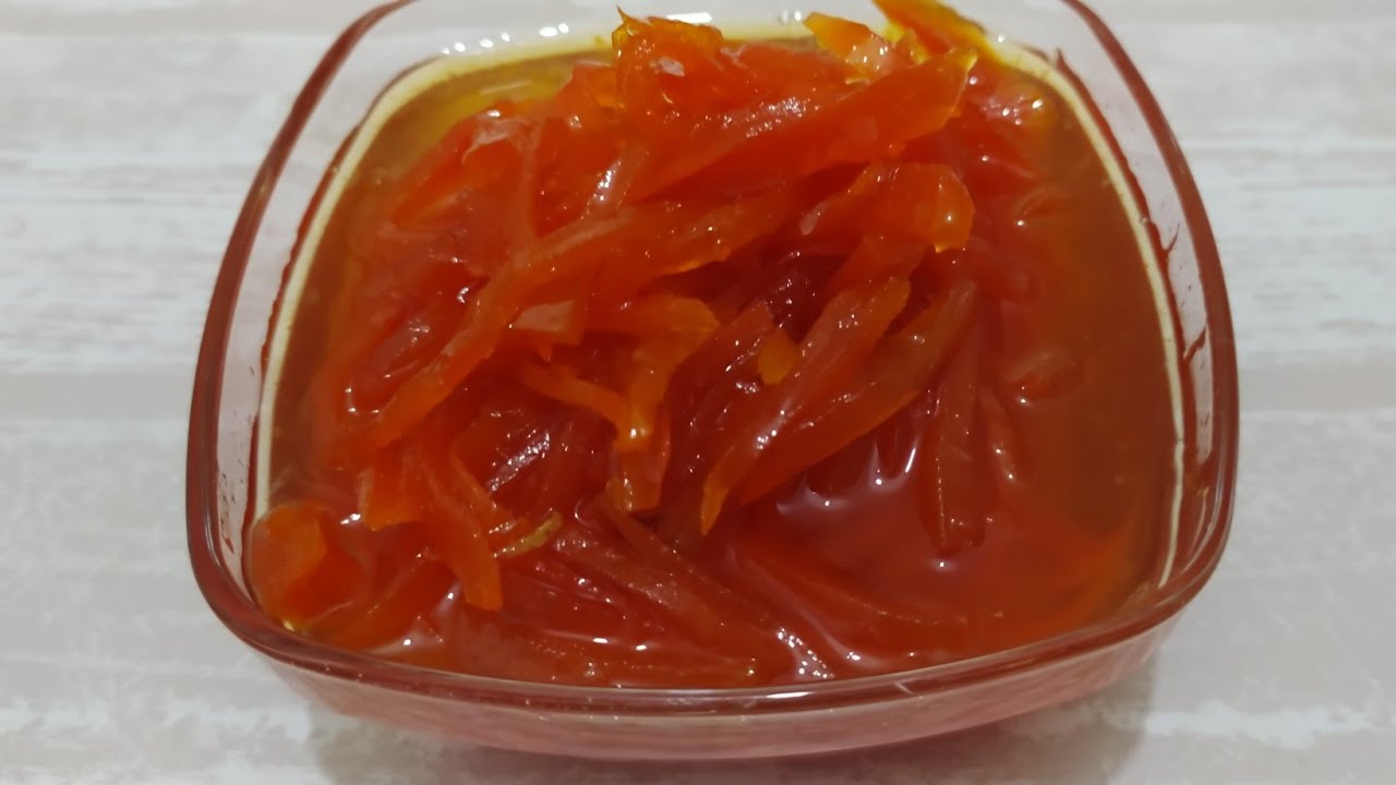 SABZİ MURABBOSİ./ ВАРЕНЬЕ ИЗ МОРКОВИ