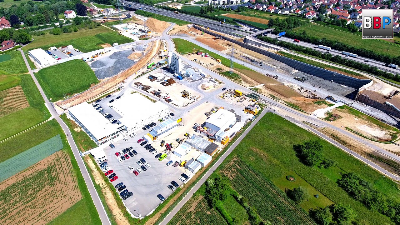 Neubaustrecke Wendlingen - Ulm, PFA 2.1 a/b, Albvorlandtunnel Oberboihingen, 30.05.2018.
