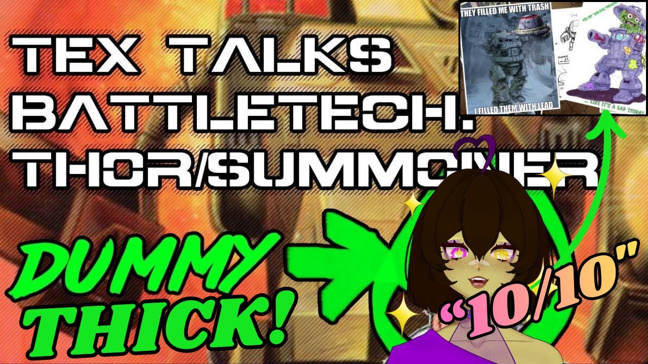 Trash or Treasure? Vtuber Reacts to Battletech/MechWarrior Lore: UrbanMech + Thor/Summoner