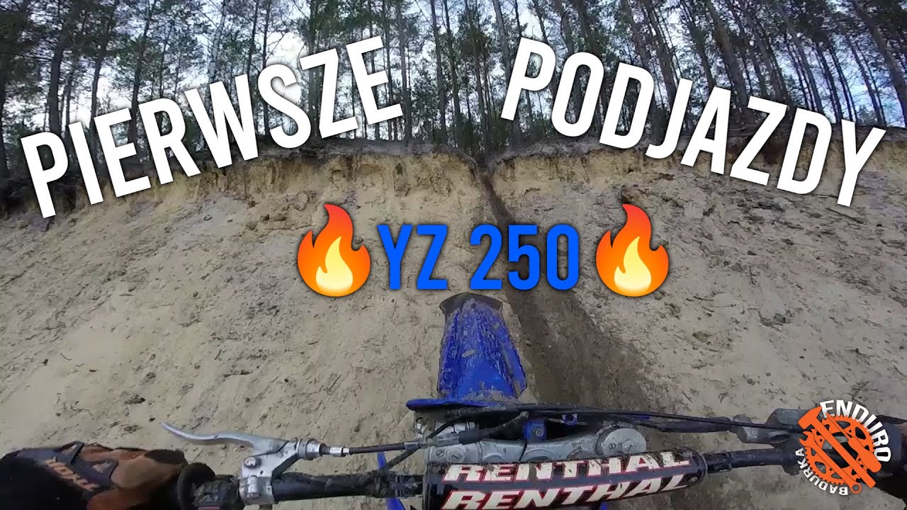 Pierwsze PODJAZDY yamahą i od razu gleba | OGIEŃ na przelotach