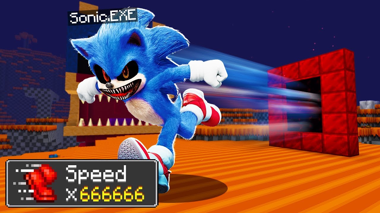 Portal to SONIC.EXE Dimension in Minecraft!