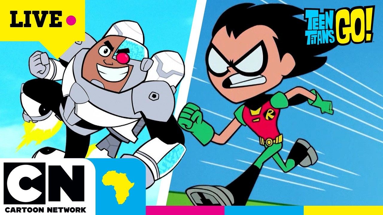 🔴 LIVE: Teen Titans Go! MEGA Marathon | Cartoon Network Africa